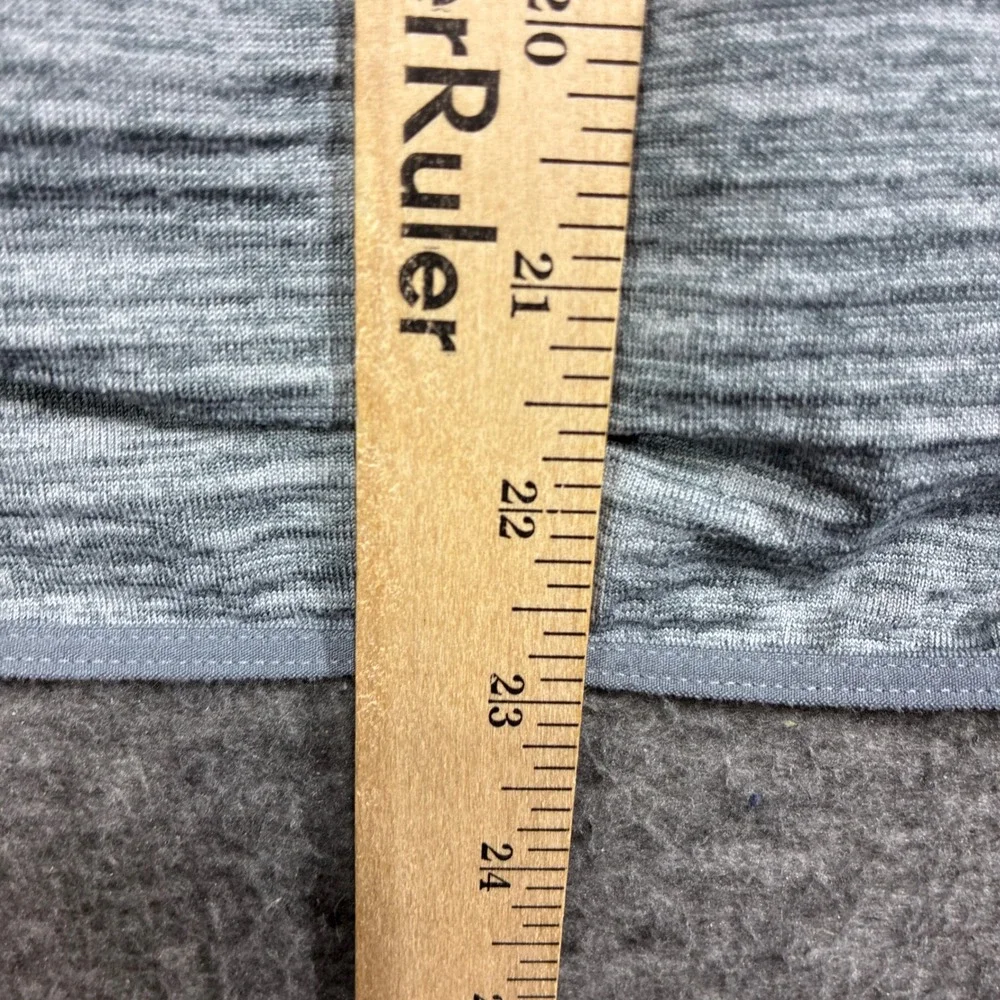 Nike‎ Running Top Womens Medium Gray Dri-Fit Long Sleeve Thumbhole Pockets